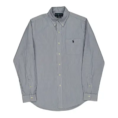 Ralph Lauren Striped Shirt - Medium Blue Cotton