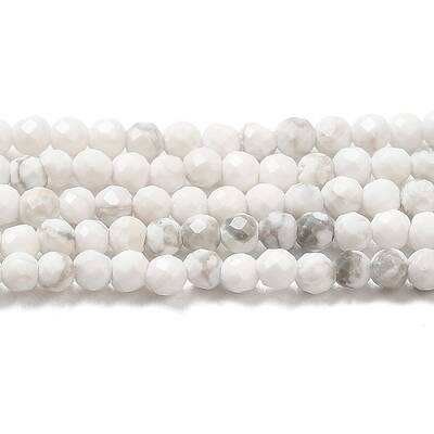 Natural Howlite Beads Strands