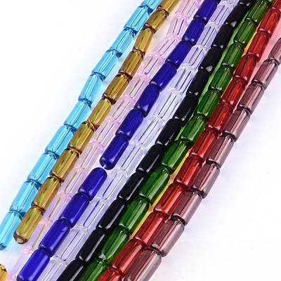 Transparent Glass Bead Strands