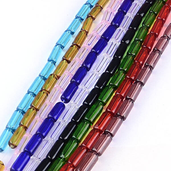Transparent Glass Bead Strands