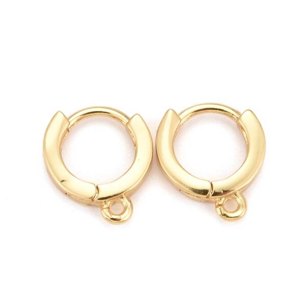 Brass Huggie Hoop Earring Findings