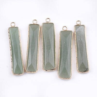 Natural Green Aventurine Pendants