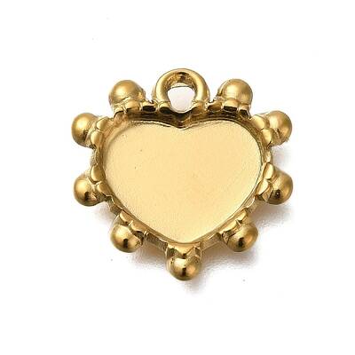 Ion Plating(IP) 304 Stainless Steel Pendant Cabochon Settings
