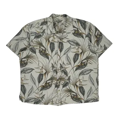 Paradise Collection Hawaiian Shirt - 2XL Cream Silk
