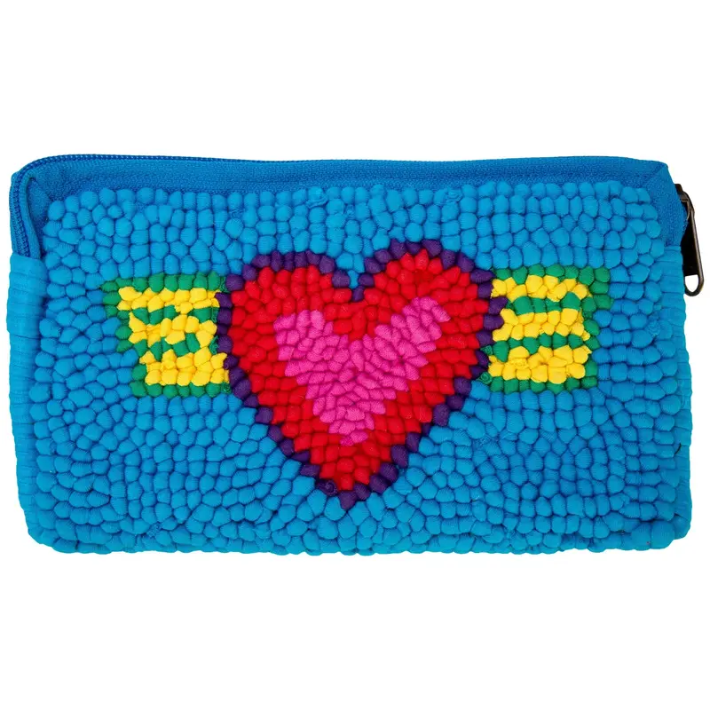 Mielie Lipstick Clutch - Hourglass - Black