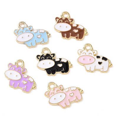 Alloy Enamel Pendants