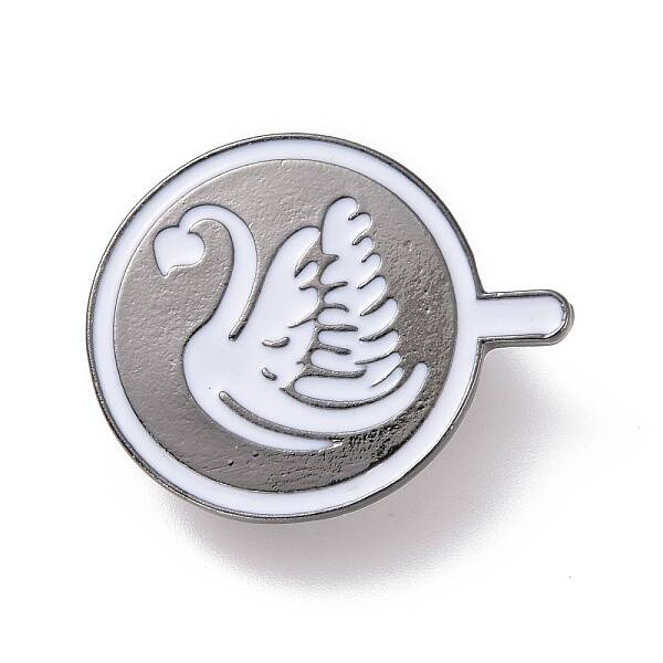 Coffee Cup with Pattern Enamel Pin