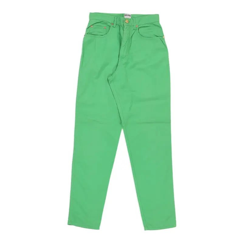 Moschino Jeans Jeans - 28W UK 8 Green Cotton | Size: UK 8