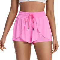 Flowy Running Shorts for Women Gym Yoga Athletic Workout Active Wear Tennis Skirt Skort with Pockets Butterfly Sweat Pants Sp...