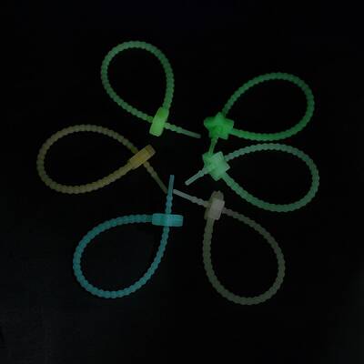 Luminous Silicone Cable Zip Ties