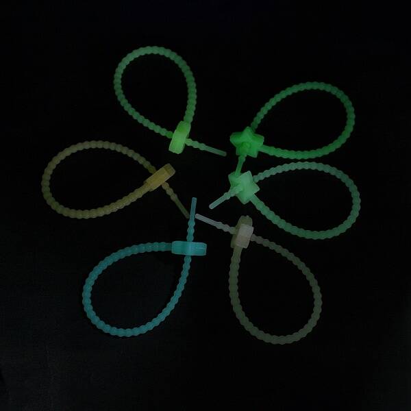 Luminous Silicone Cable Zip Ties