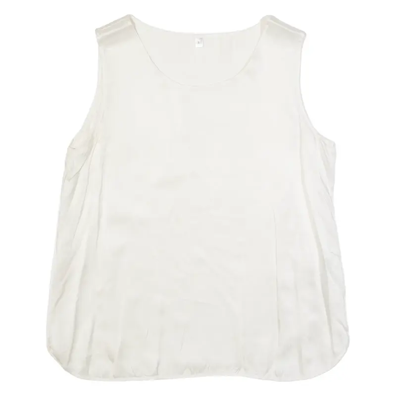 Womens Vest Beige Sleeveless L