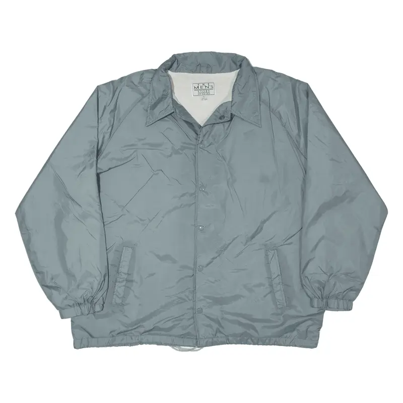 THE MEN'S STORE Chore Jacket Blue Nylon Mens XL