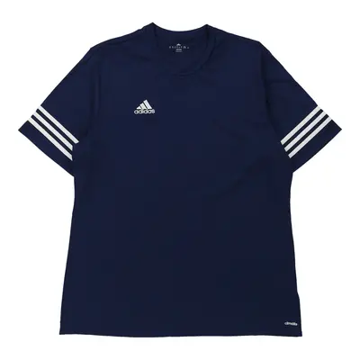 Adidas T-Shirt - XL Blue Polyester