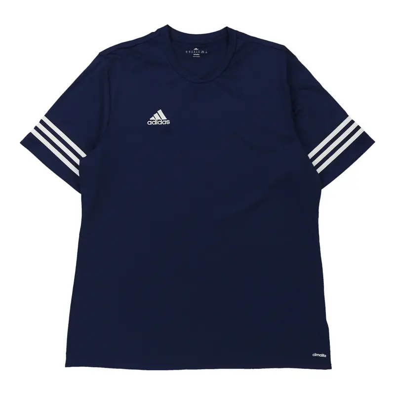Adidas T-Shirt - XL Blue Polyester
