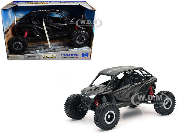Polaris RZR Pro R UTV Stealth Black Xtreme Off-Road Series 1/18 Diecast Model by New Ray