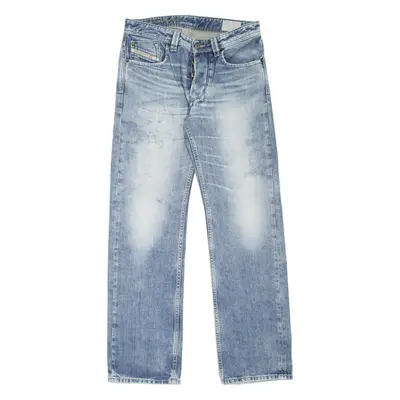 DIESEL Larkee Mens Jeans Blue Regular Straight Stone Wash W30 L30