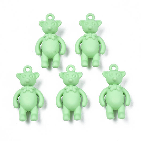 Rack Plating Spray Painted Alloy Pendants