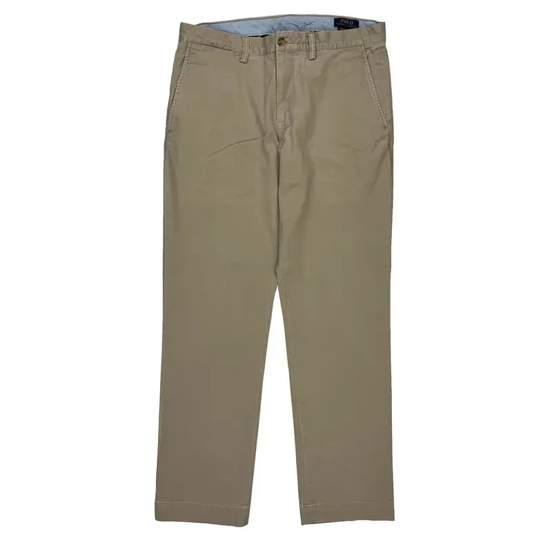 Polo By Ralph Lauren Chinos - 32W 31L Beige Cotton Blend