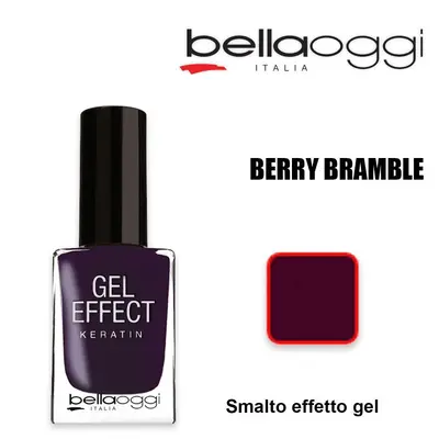 Gel Effect Keratin Gel Effect Nail Polish With Keratin Berry Bramble