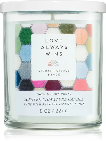 Bath & Body Works Love Always Wins scented candle 227 g