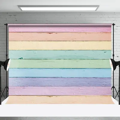 Aperturee Colorful Painted Wood Grain Photography Backdrop, 3X2FT(1MX0.6M), 14 USD, wood backdrops, NYHD9I90-M