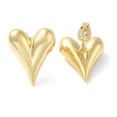 Brass Stud Earrings for Women