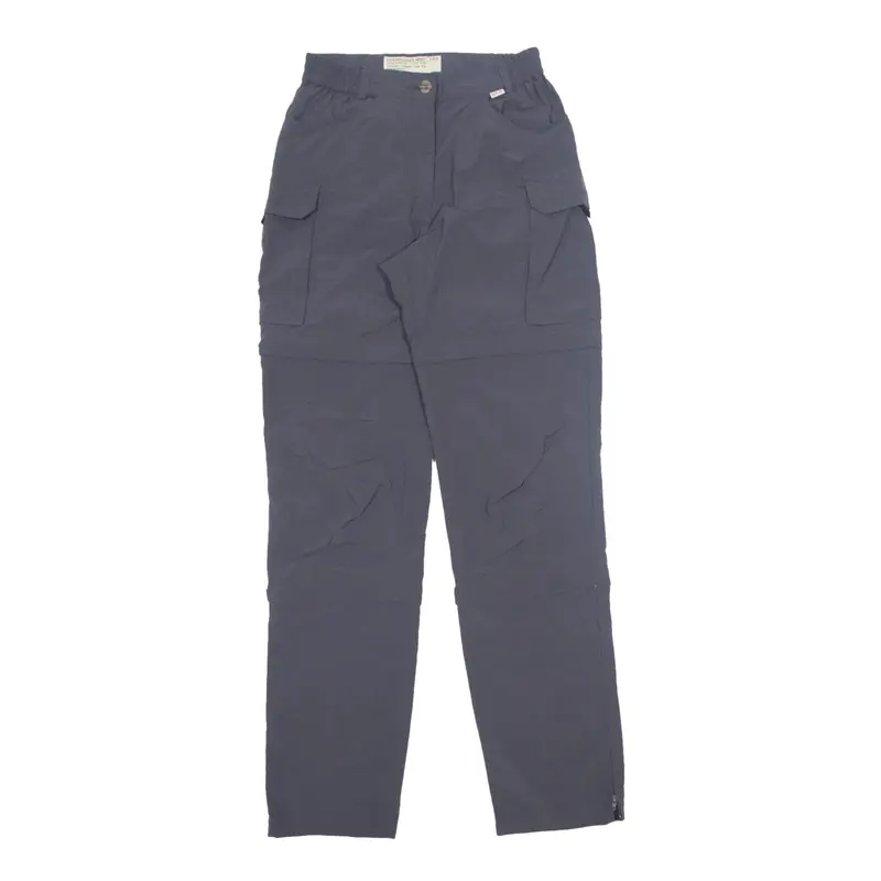 OUTDOOR CLASSIC KAHKI Cargo Trousers Grey Regular Tapered Womens W26 L34