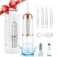 Water Flosser, Cordless Dental Oral Irrigator, Waterproof Water Flosser Teeth Cleaner, 3 Modes and 4 Jet Tips, 230ml Recharge...