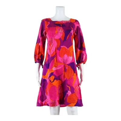 HAWAIIAN SURF Womens Shift Dress Pink Floral Knee Length S