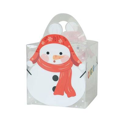Square Transparent PVC Bakery Bakery Boxes