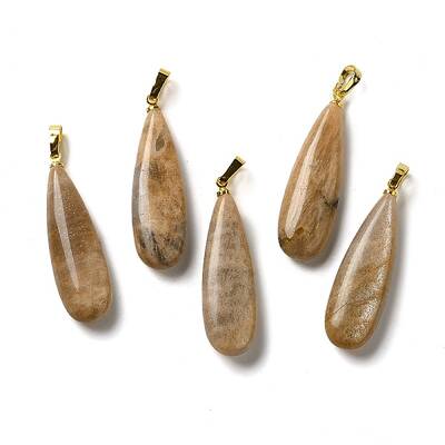 Natural Sunstone Pendants