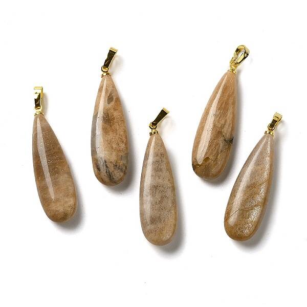 Natural Sunstone Pendants