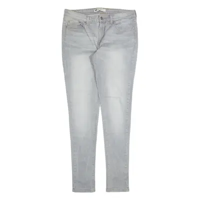 LEVI'S 535 Womens Jeans Grey Slim Jegging Stone Wash W32 L32