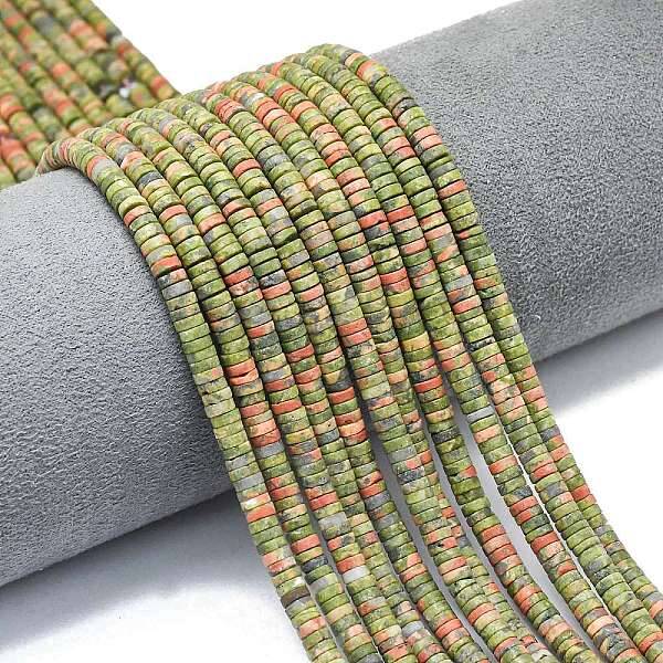 Natural Unakite Beads Strands