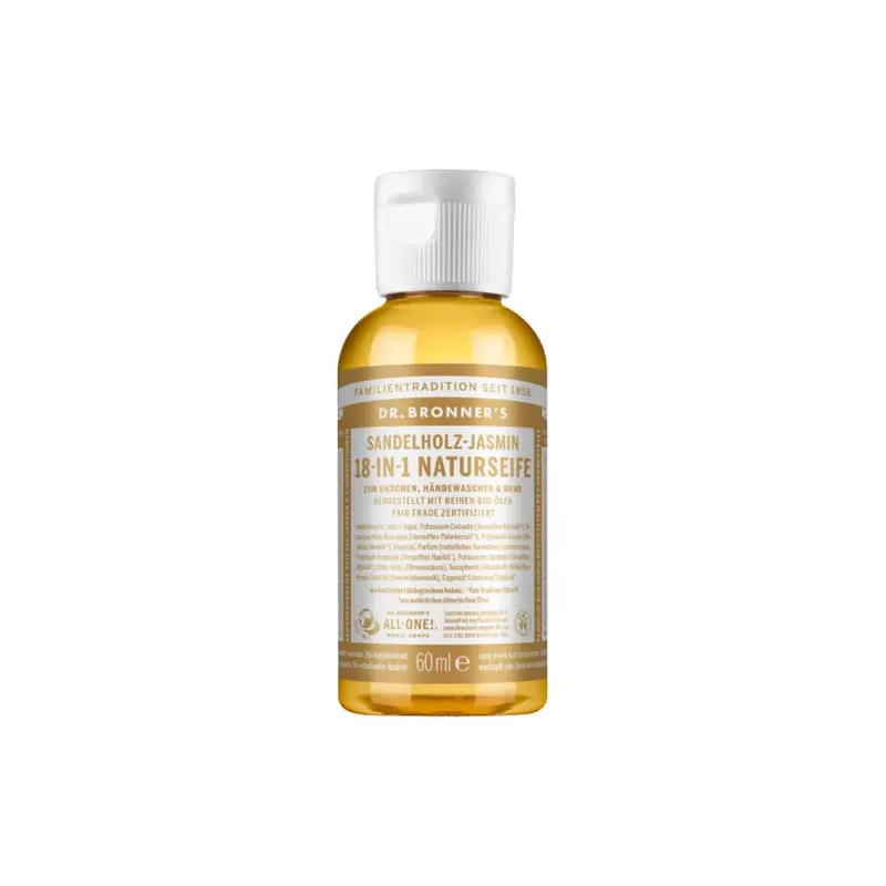 Dr. bronner's Liquid Soap 18in1 - Sandalwood and Jasmine, 60ml