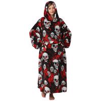 Msrlassn Plus Size Wearable Blanket Hoodie for Women Men, 1Pcs Oversized Nightgown Loungewear Womenswear Wearable Hoodie Sher...