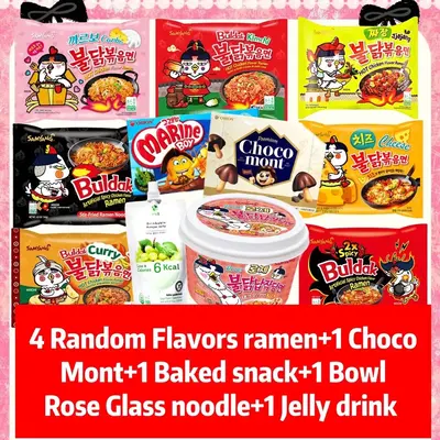 Samyang buldak Spicy stir fried ramen variety pack
