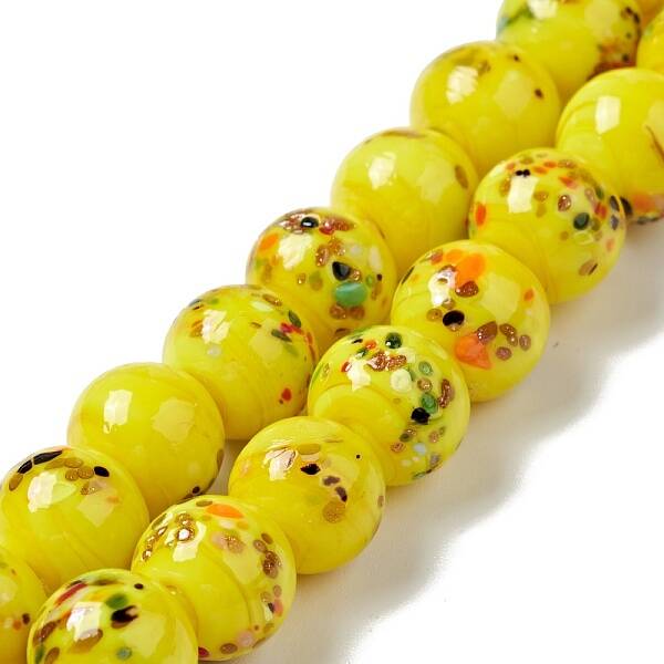 Handmade Lampwork Beads Strand