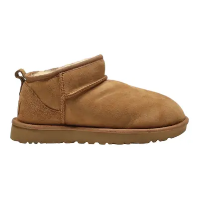 UGG Ankle Boots Brown Synthetic Womens UK 6