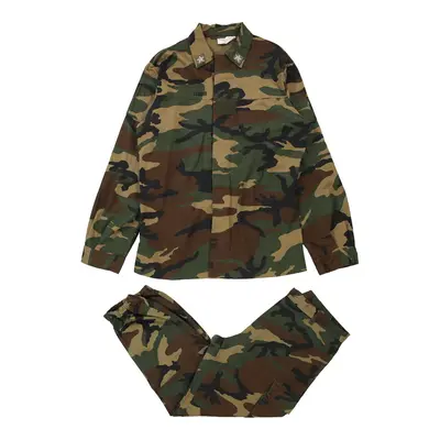 Italian Army Unbranded Camo Full Suit - Large Camo Cotton
