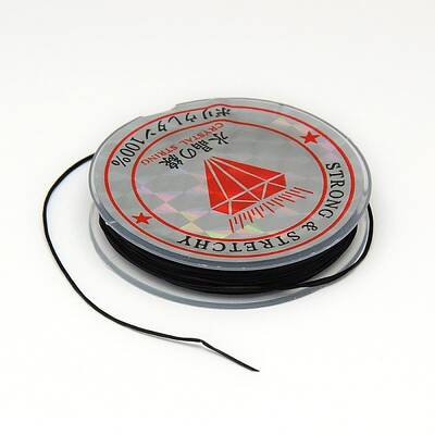 Flat Elastic Crystal String