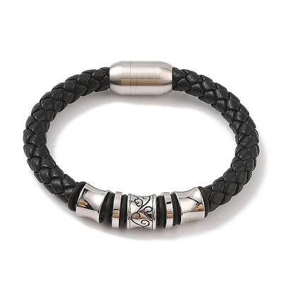 Braided Microfiber Leather Cord Bracelets