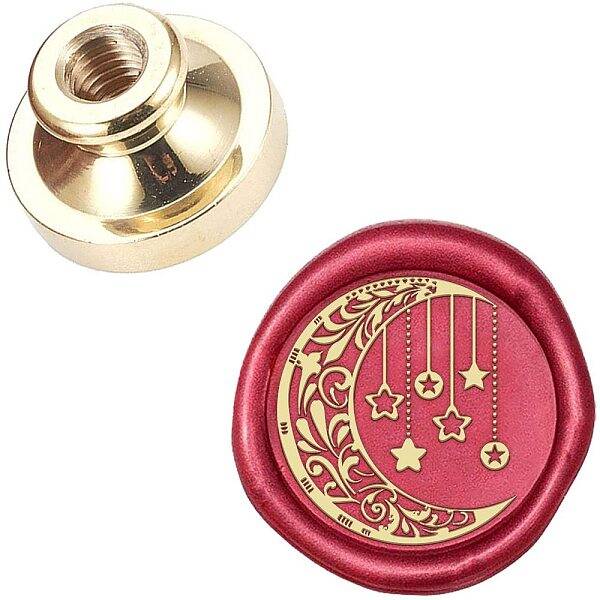 CRASPIRE Wax Seal Stamp Head Moon