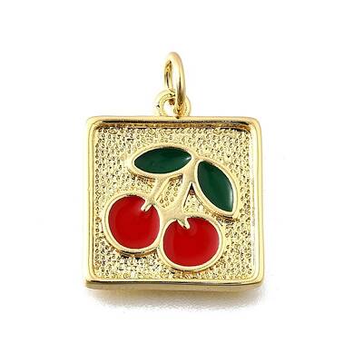 Brass Enamel Pendants
