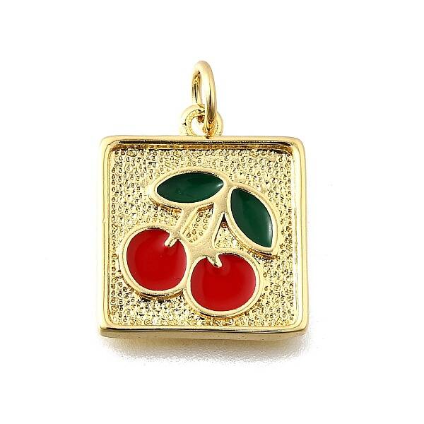 Brass Enamel Pendants