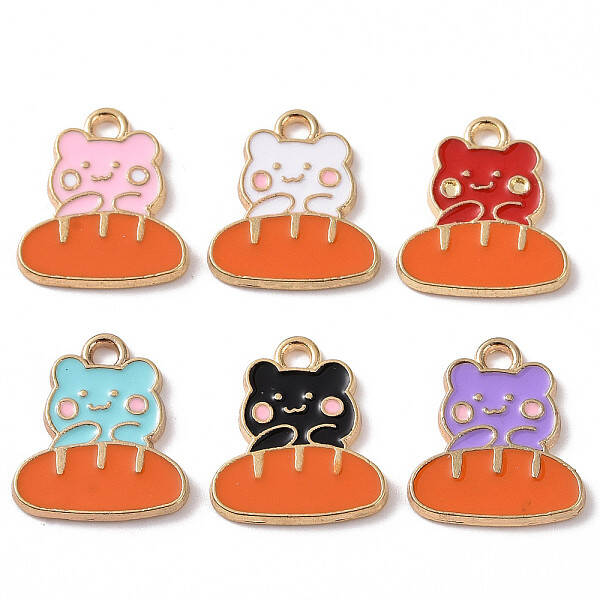 Alloy Enamel Pendants