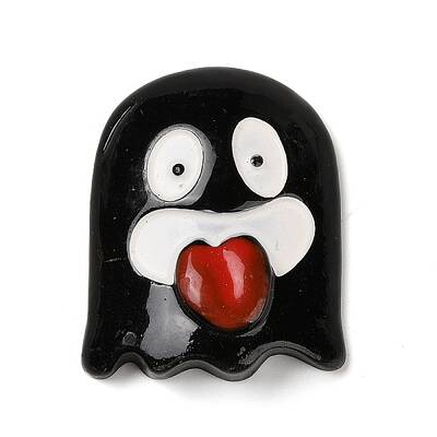 Ghost Halloween Opaque Resin Decoden Cabochons