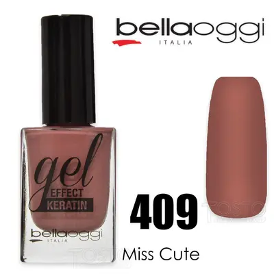 Gel effect keratin gel effect nail polish with keratin 409