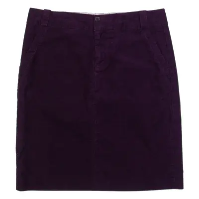 JIGSAW Womens Straight Skirt Purple Knee Length Corduroy M